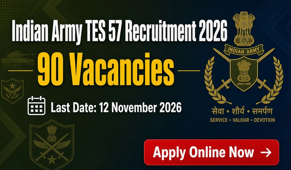 Indian Army TES 57 Recruitment 2026 - Apply Online